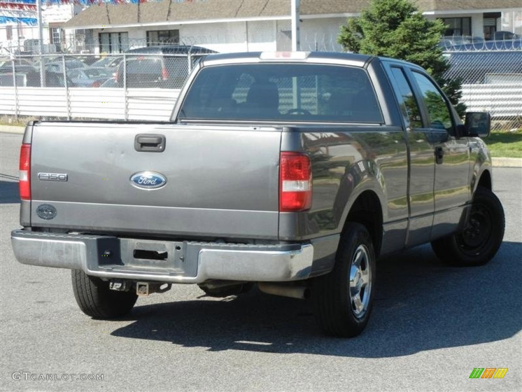 2005 F150 XLT SuperCab - Dark Shadow Grey Metallic / Medium Flint/Dark Flint Grey photo #1