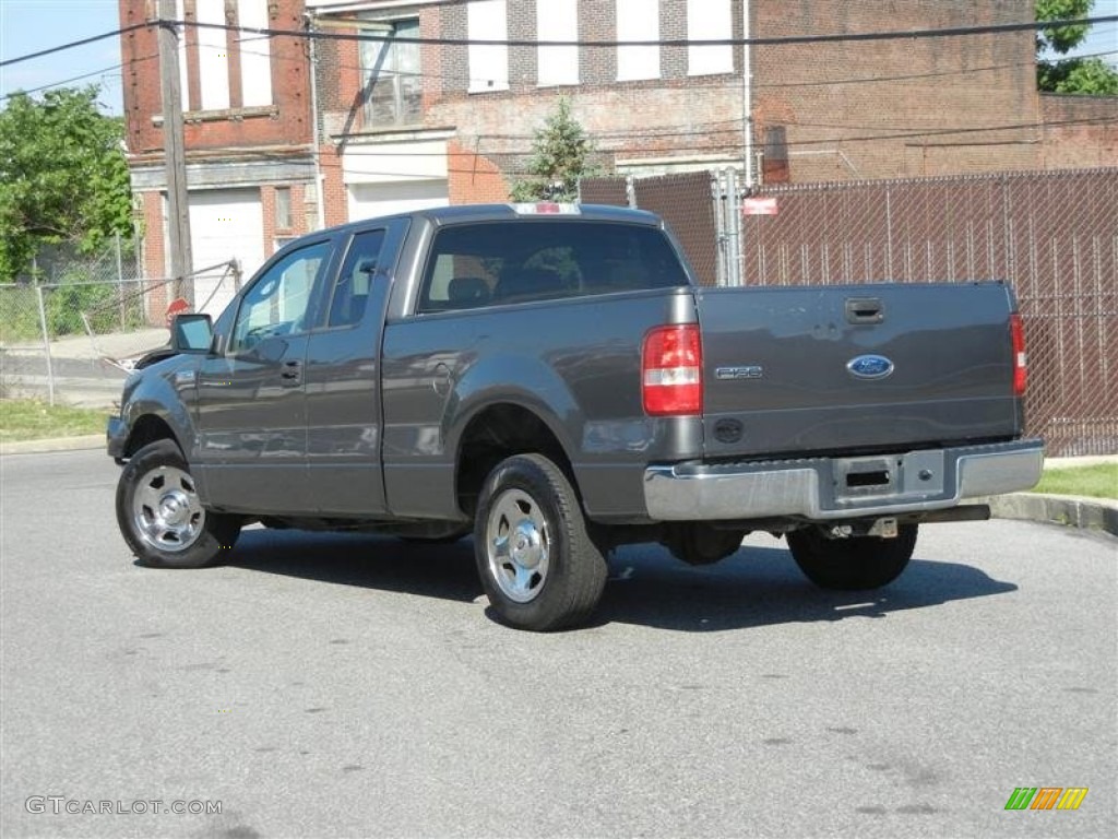 2005 F150 XLT SuperCab - Dark Shadow Grey Metallic / Medium Flint/Dark Flint Grey photo #4