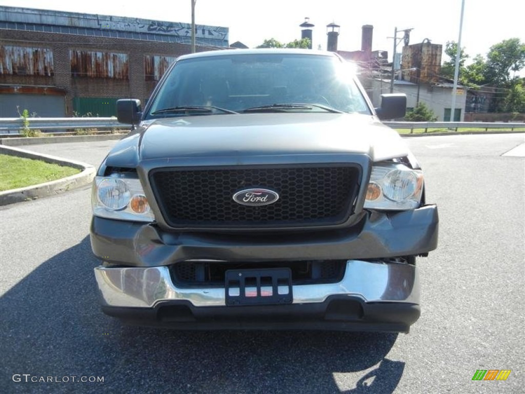 2005 F150 XLT SuperCab - Dark Shadow Grey Metallic / Medium Flint/Dark Flint Grey photo #10