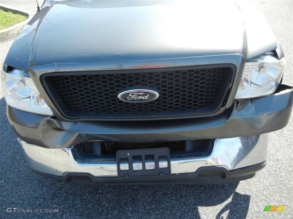 2005 F150 XLT SuperCab - Dark Shadow Grey Metallic / Medium Flint/Dark Flint Grey photo #15