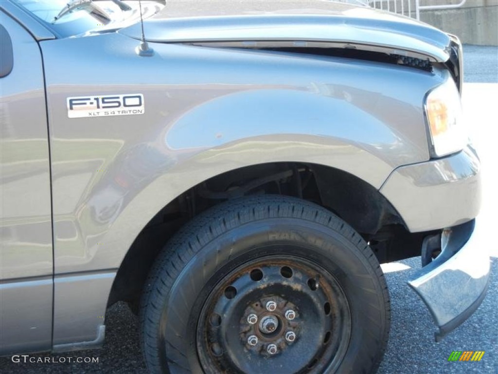 2005 F150 XLT SuperCab - Dark Shadow Grey Metallic / Medium Flint/Dark Flint Grey photo #27