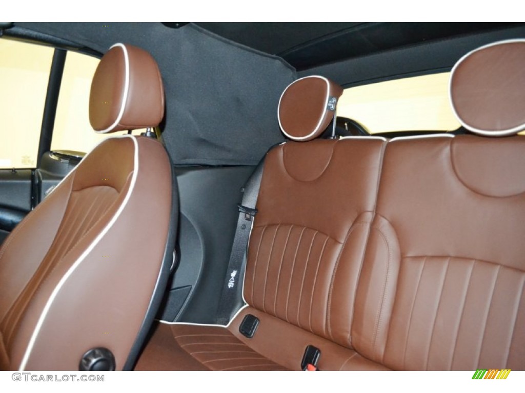 Lounge Hot Chocolate Leather Interior 2009 Mini Cooper Convertible Photo #65953769