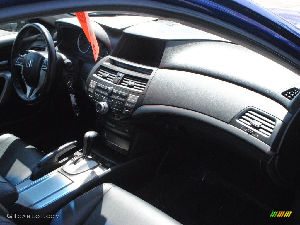 2009 Accord EX-L Coupe - Belize Blue Pearl / Black photo #6