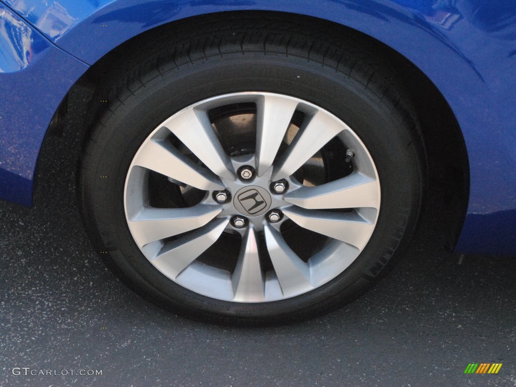 2009 Accord EX-L Coupe - Belize Blue Pearl / Black photo #8