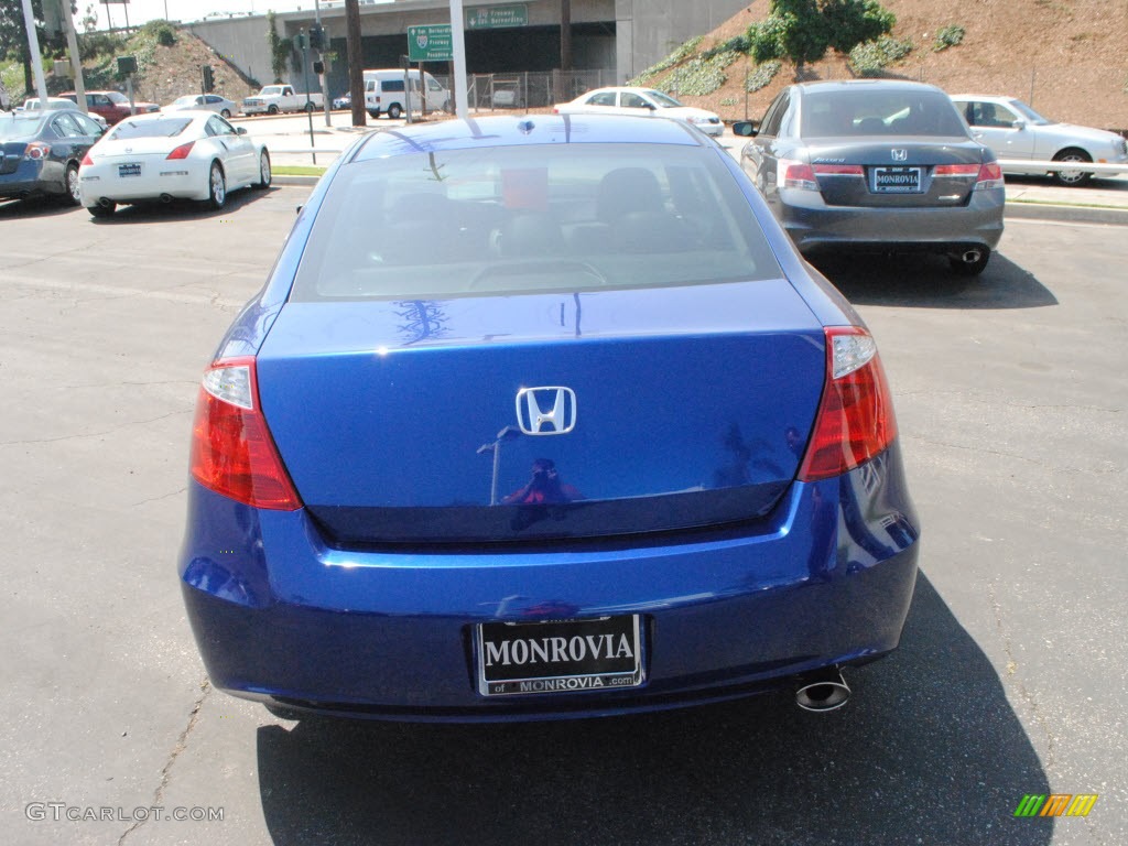2009 Accord EX-L Coupe - Belize Blue Pearl / Black photo #10