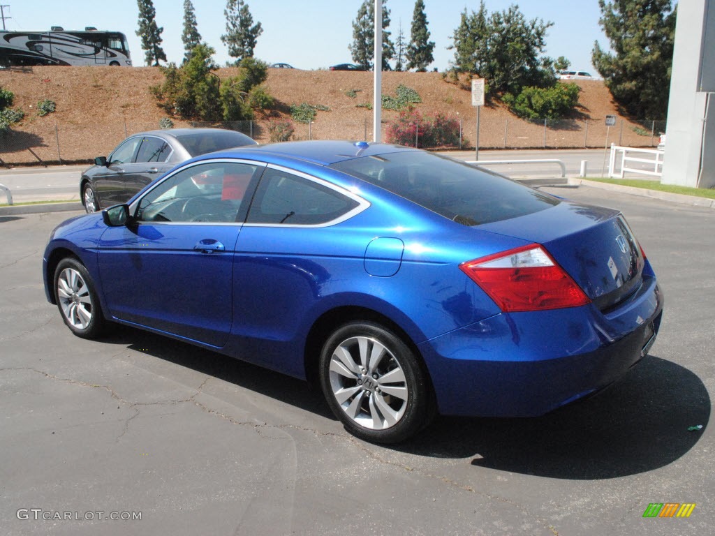 2009 Accord EX-L Coupe - Belize Blue Pearl / Black photo #11