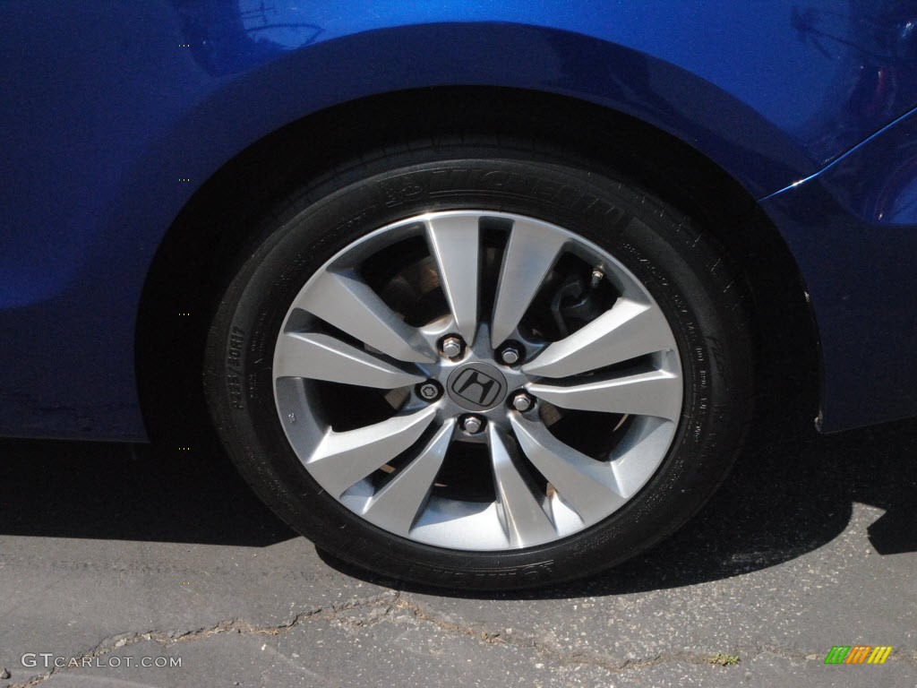 2009 Accord EX-L Coupe - Belize Blue Pearl / Black photo #12