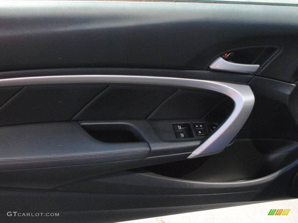 2009 Accord EX-L Coupe - Belize Blue Pearl / Black photo #17