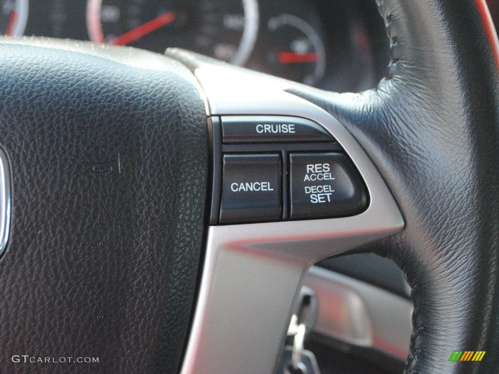 2009 Accord EX-L Coupe - Belize Blue Pearl / Black photo #22