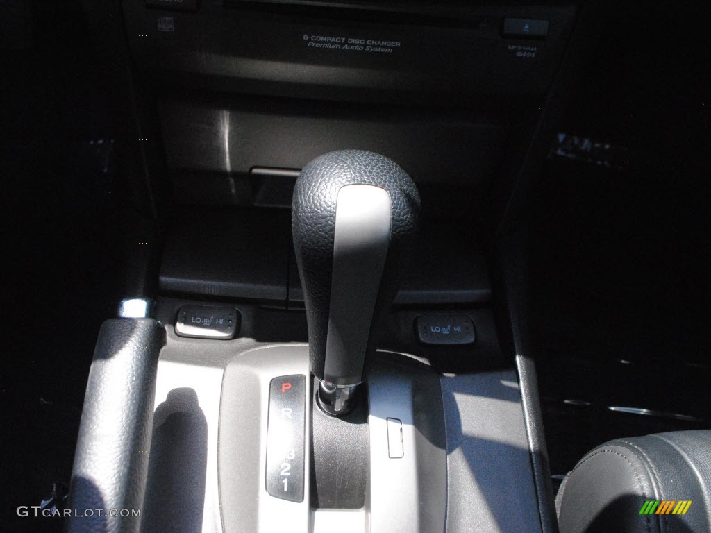 2009 Accord EX-L Coupe - Belize Blue Pearl / Black photo #25