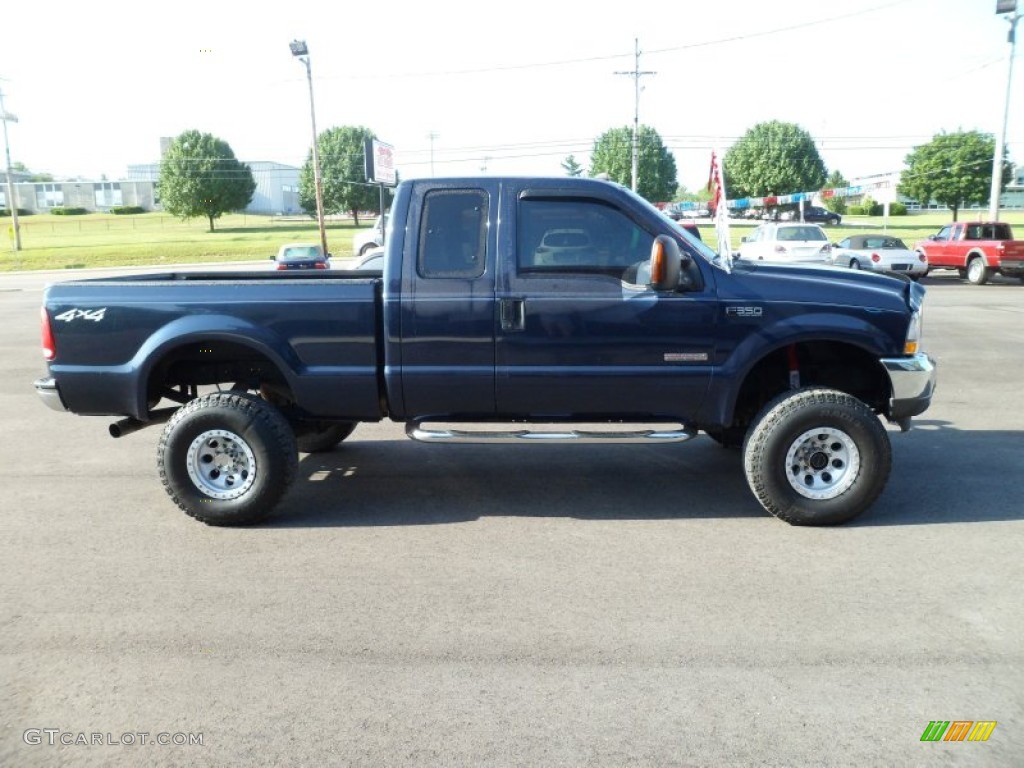 True Blue Metallic 2004 Ford F350 Super Duty XLT SuperCab 4x4 Exterior Photo #65954504