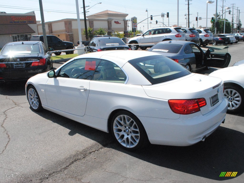 2011 3 Series 335i Convertible - Alpine White / Cream Beige photo #9