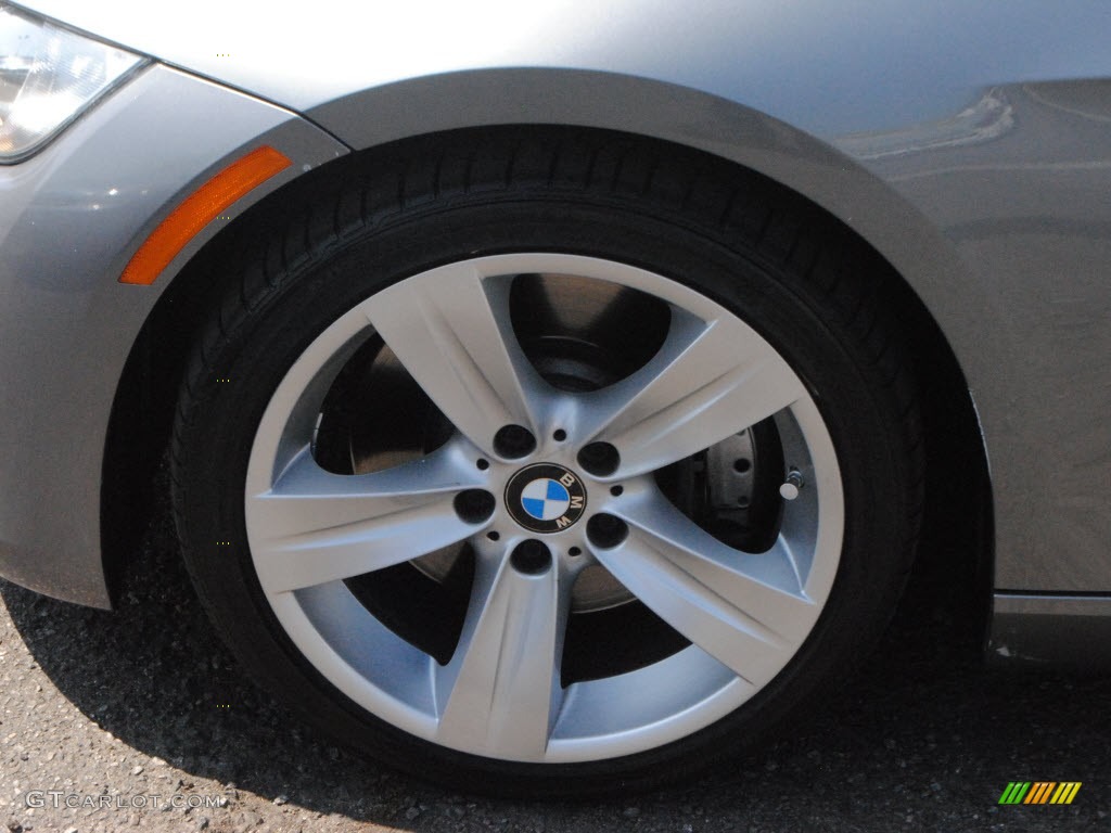 2009 3 Series 335i Coupe - Space Grey Metallic / Black photo #23