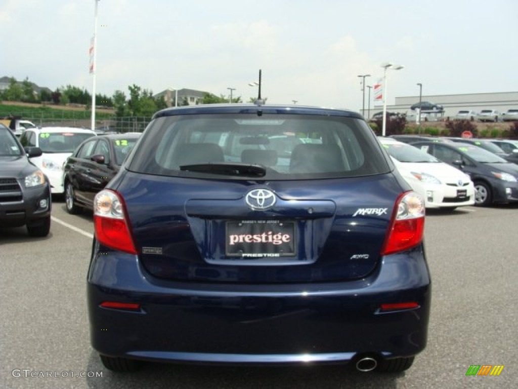 2012 Matrix S AWD - Nautical Blue Metallic / Ash photo #5