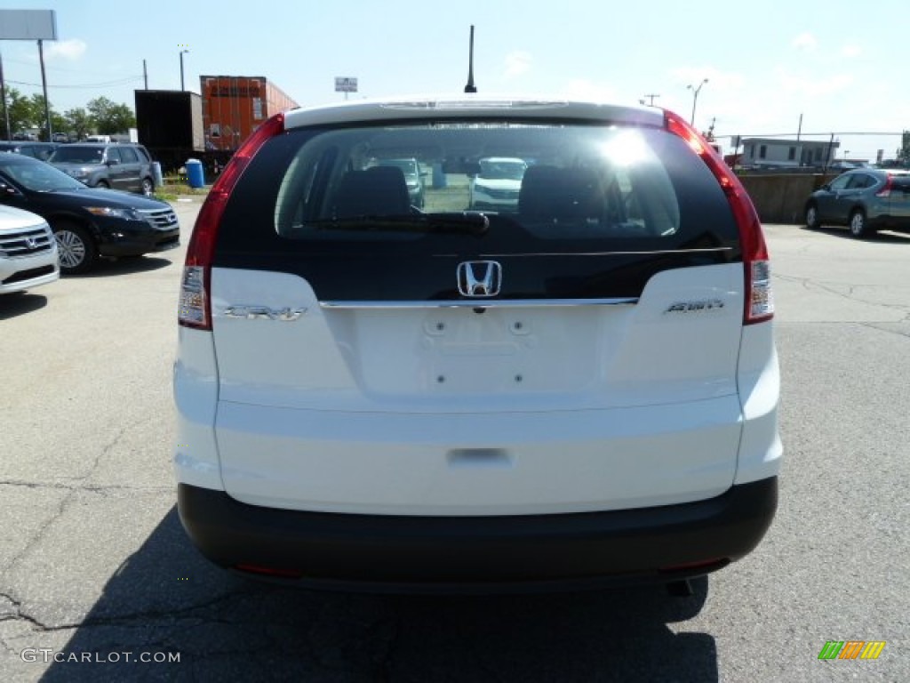 2012 CR-V LX 4WD - Taffeta White / Gray photo #4