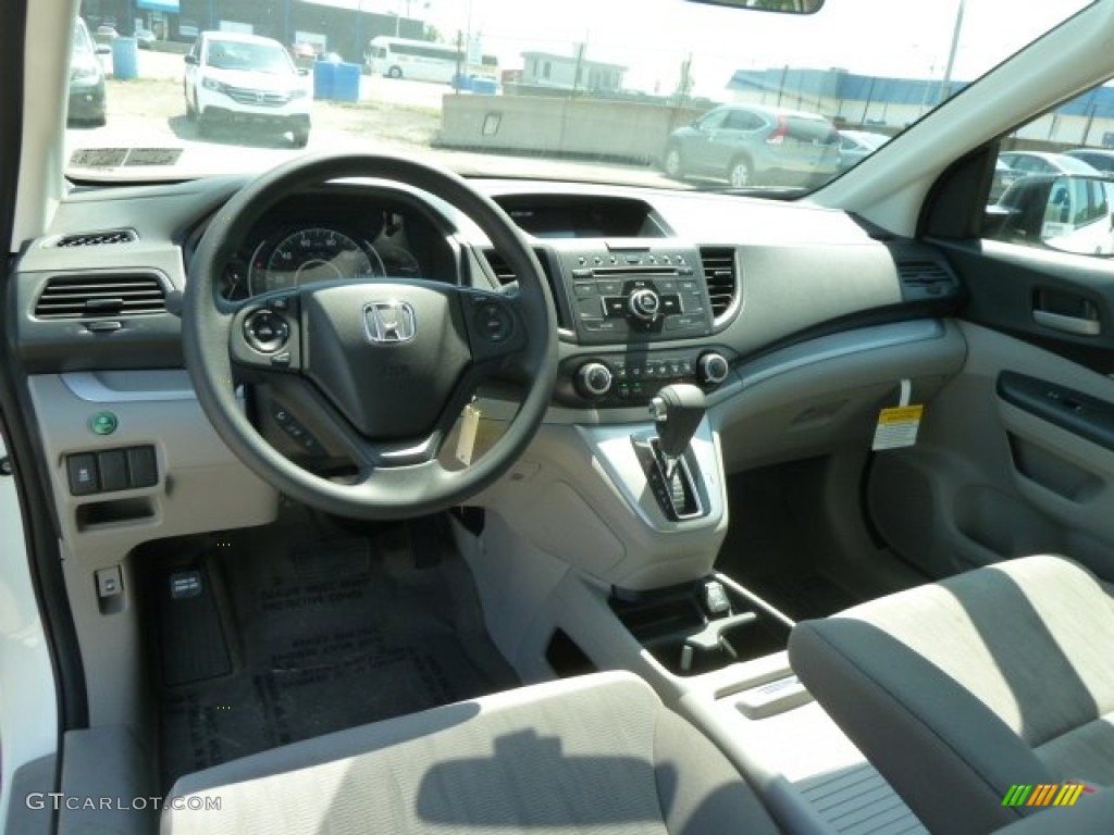 2012 CR-V LX 4WD - Taffeta White / Gray photo #12