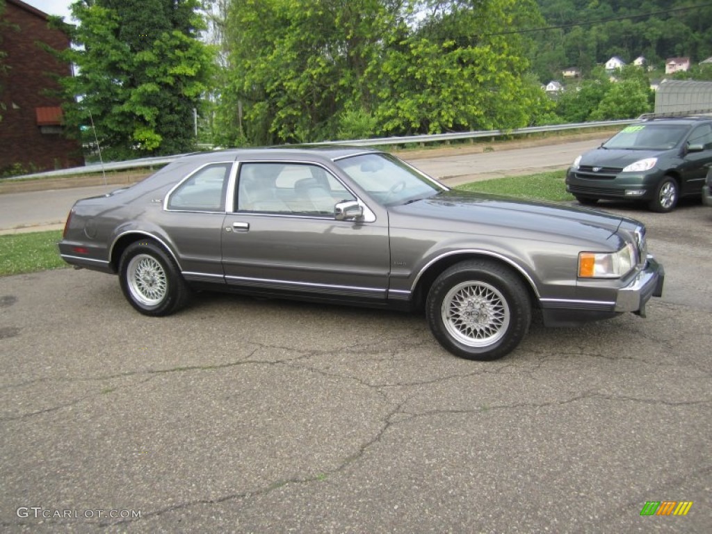Dark Titanium Metallic 1990 Lincoln Mark VII LSC Exterior Photo #65956481