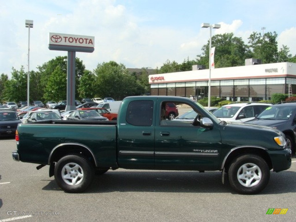 2003 Tundra SR5 Access Cab 4x4 - Imperial Jade Green Mica / Oak photo #1