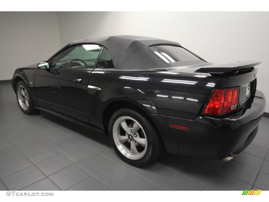 2002 Mustang GT Convertible - Black / Dark Charcoal photo #21