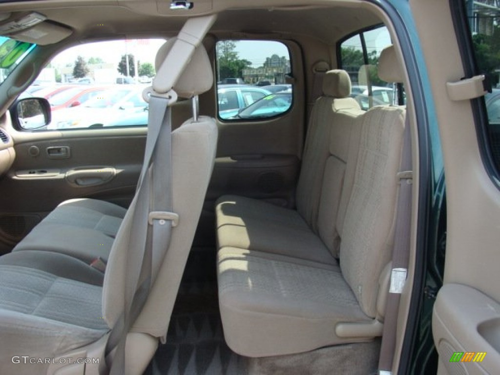 2003 Tundra SR5 Access Cab 4x4 - Imperial Jade Green Mica / Oak photo #12