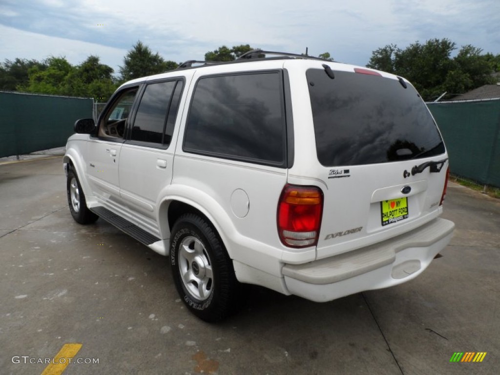 2000 Explorer Limited - White Pearl Tri Coat Metallic / Medium Prairie Tan photo #5