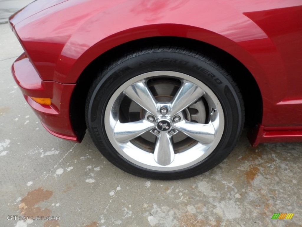 2006 Mustang GT Premium Convertible - Redfire Metallic / Red/Dark Charcoal photo #12