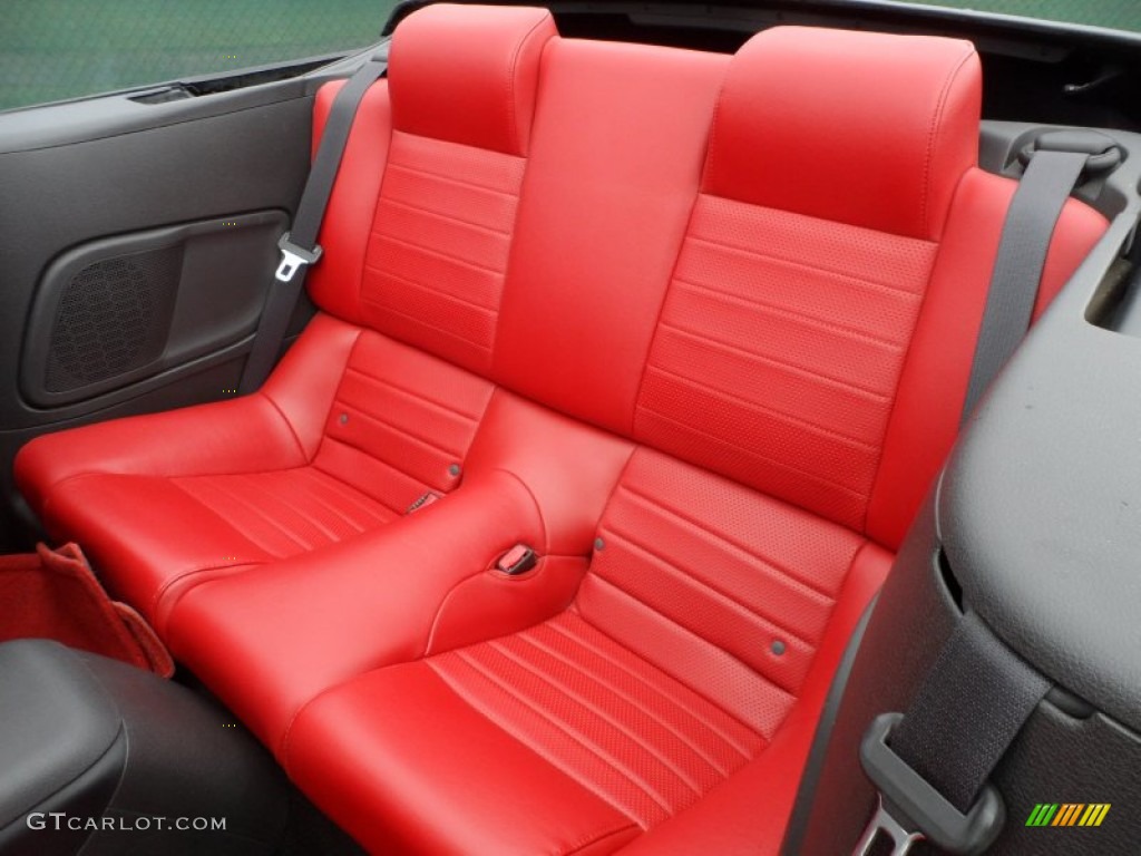 2006 Mustang GT Premium Convertible - Redfire Metallic / Red/Dark Charcoal photo #33