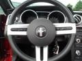 Red/Dark Charcoal 2006 Ford Mustang GT Premium Convertible Steering Wheel