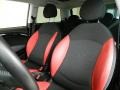  2009 Cooper S Hardtop Black/Rooster Red Interior