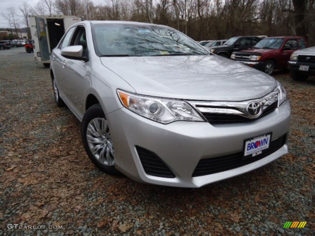2012 Camry LE - Classic Silver Metallic / Light Gray photo #1