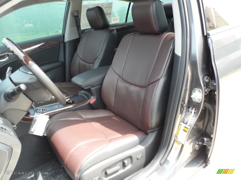 Black/Bordeaux Interior 2012 Toyota Avalon Limited Photo #65962480