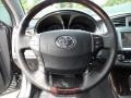 2012 Toyota Avalon Black/Bordeaux Interior Steering Wheel Photo