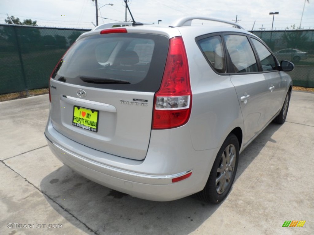 2012 Elantra GLS Touring - Shimmering Silver / Black photo #3