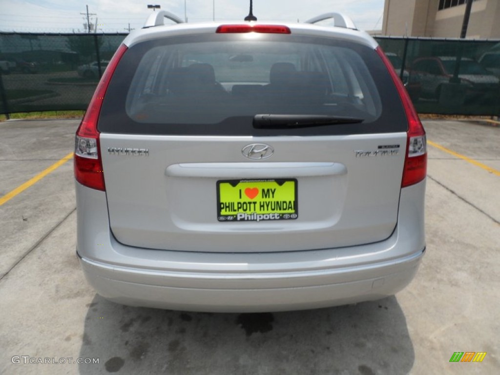 2012 Elantra GLS Touring - Shimmering Silver / Black photo #4