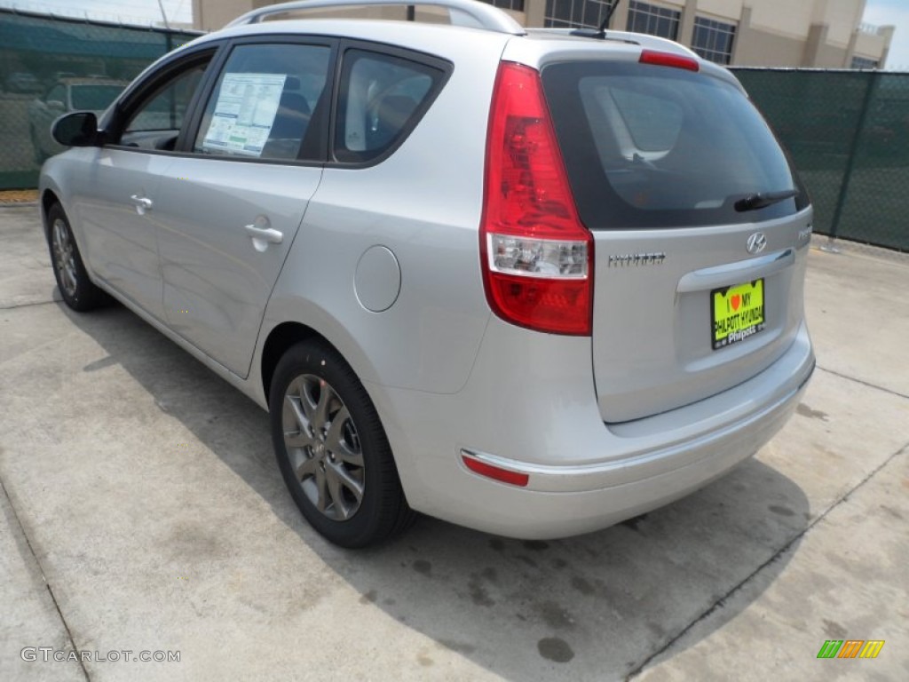 2012 Elantra GLS Touring - Shimmering Silver / Black photo #5