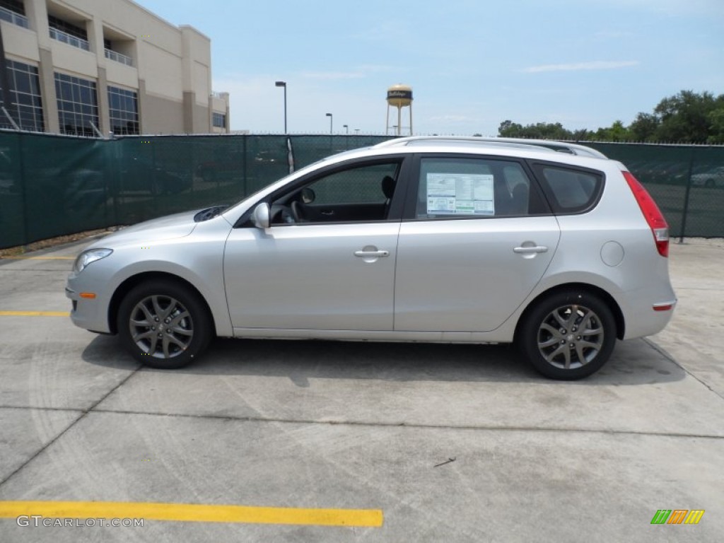 2012 Elantra GLS Touring - Shimmering Silver / Black photo #6