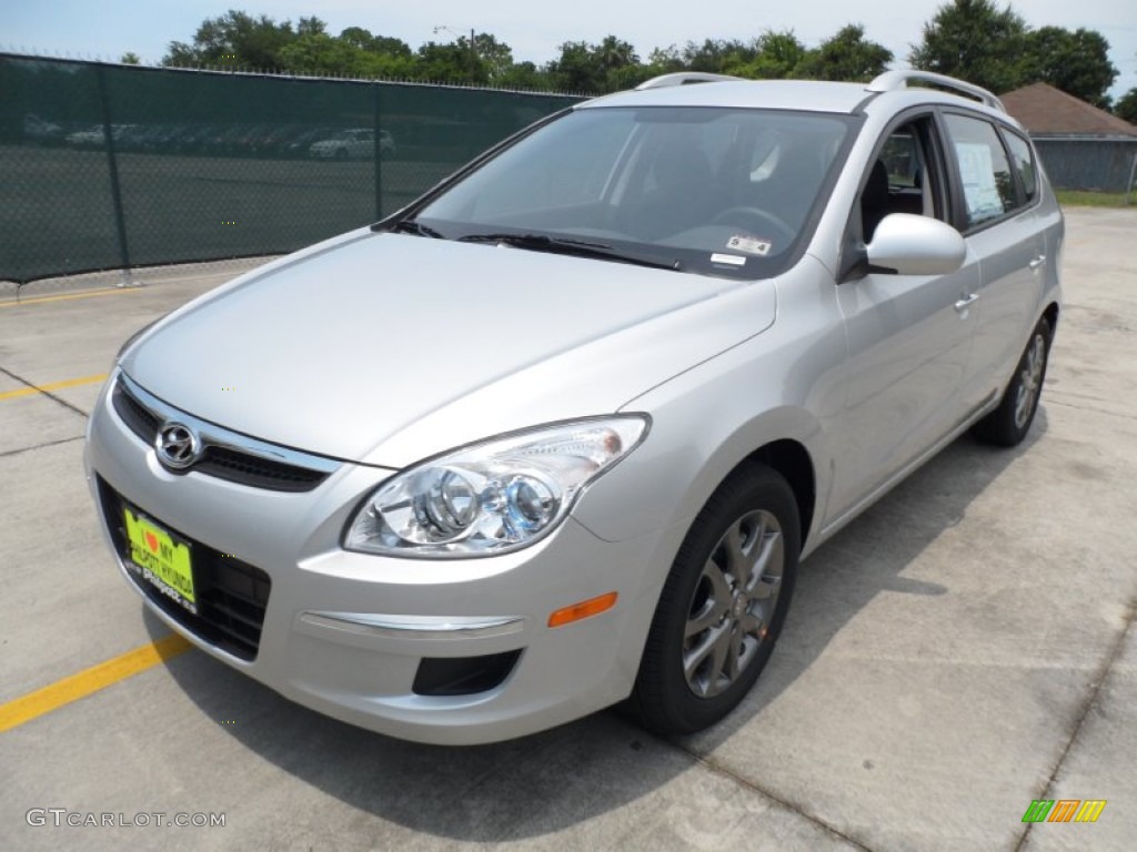 2012 Elantra GLS Touring - Shimmering Silver / Black photo #7