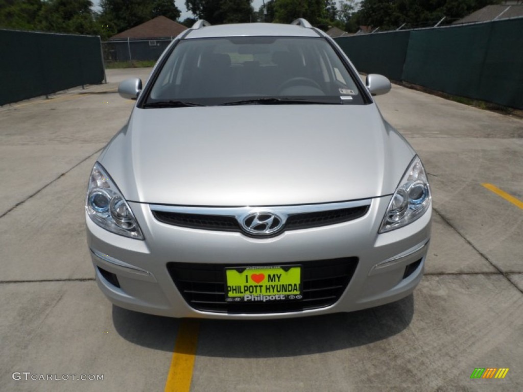 2012 Elantra GLS Touring - Shimmering Silver / Black photo #8