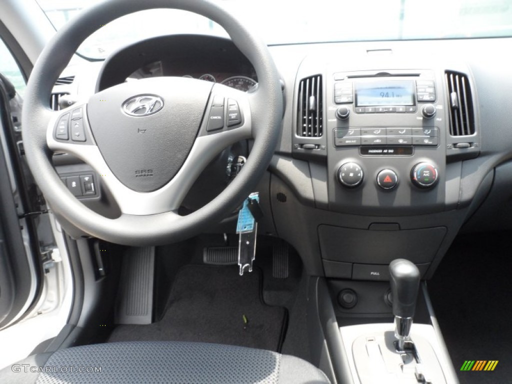 2012 Elantra GLS Touring - Shimmering Silver / Black photo #28