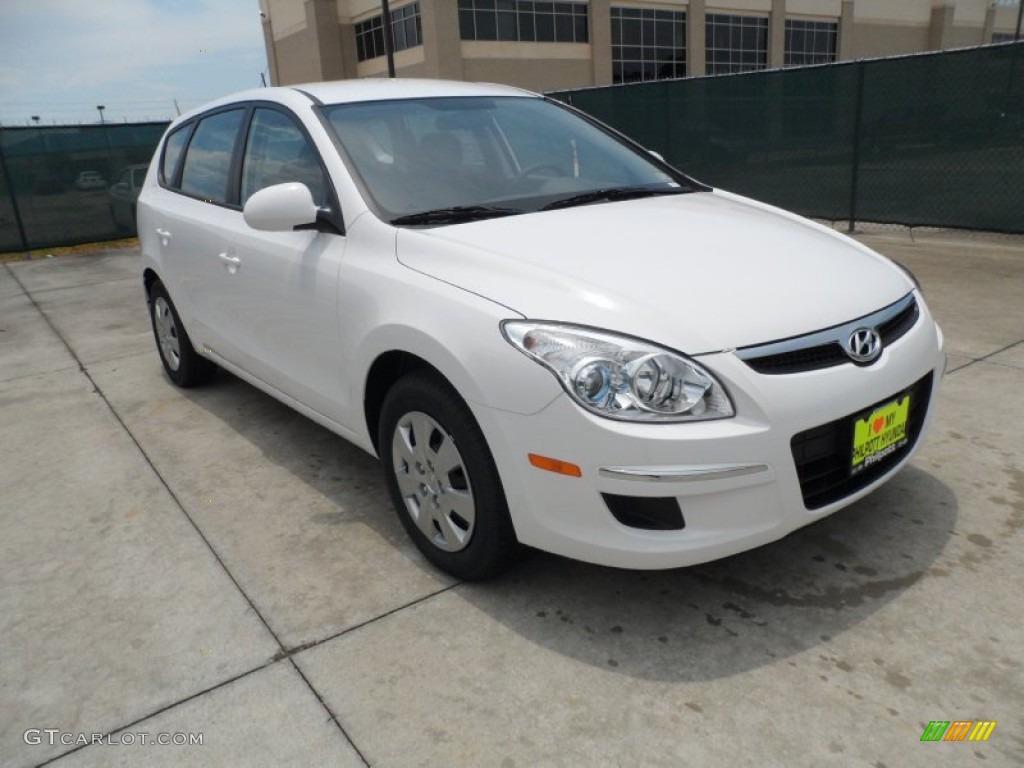 2012 Elantra GLS Touring - Monaco White / Black photo #1