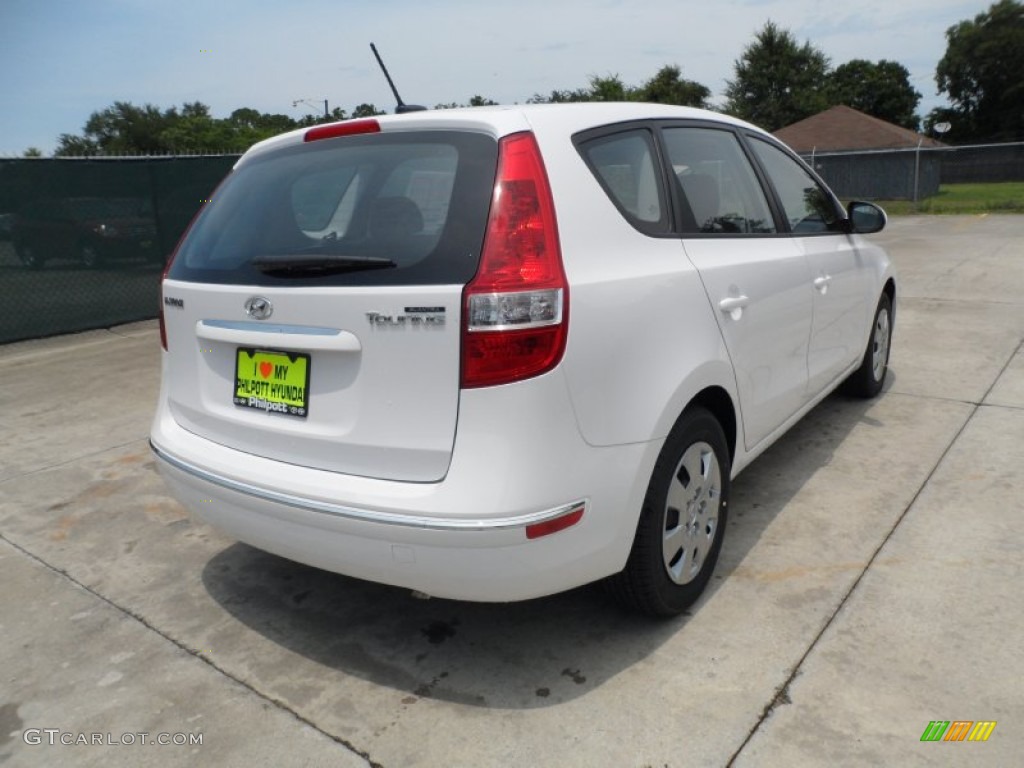 2012 Elantra GLS Touring - Monaco White / Black photo #3