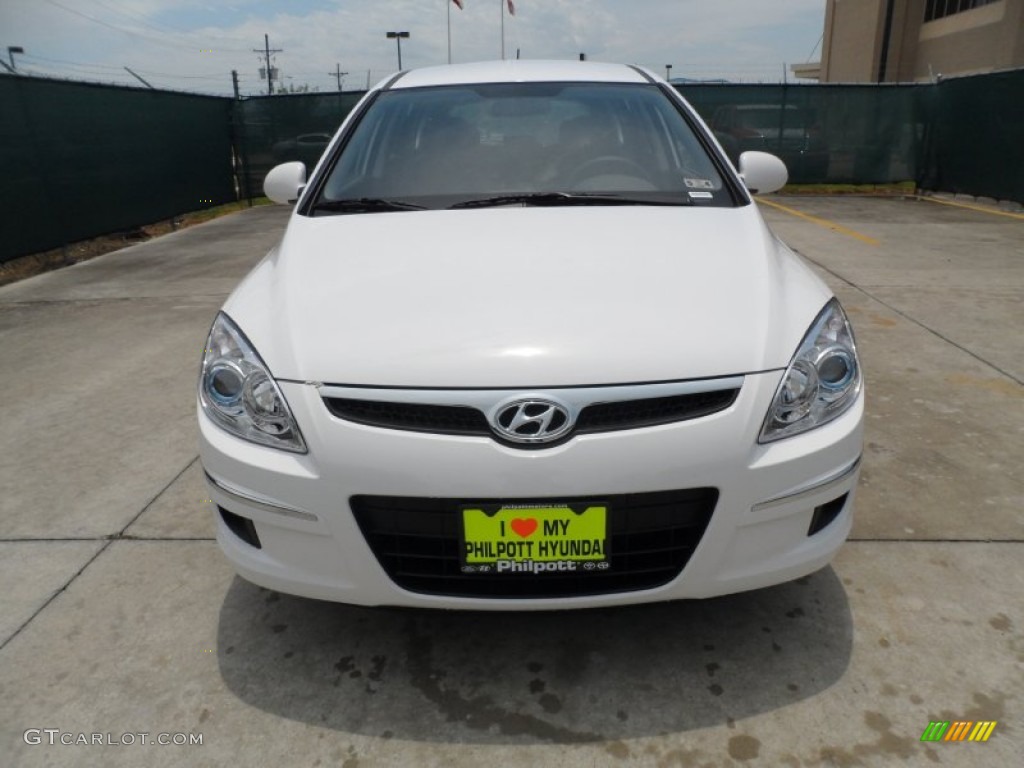 2012 Elantra GLS Touring - Monaco White / Black photo #8