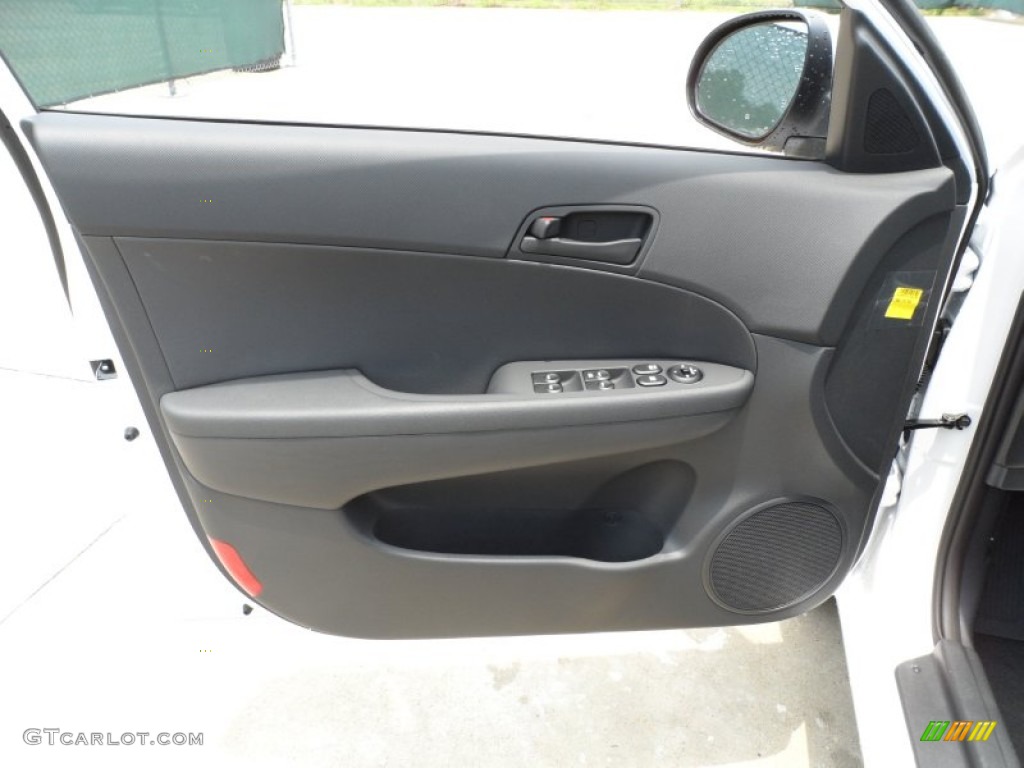 2012 Hyundai Elantra GLS Touring Black Door Panel Photo #65962955