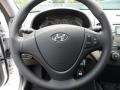 Black 2012 Hyundai Elantra GLS Touring Steering Wheel