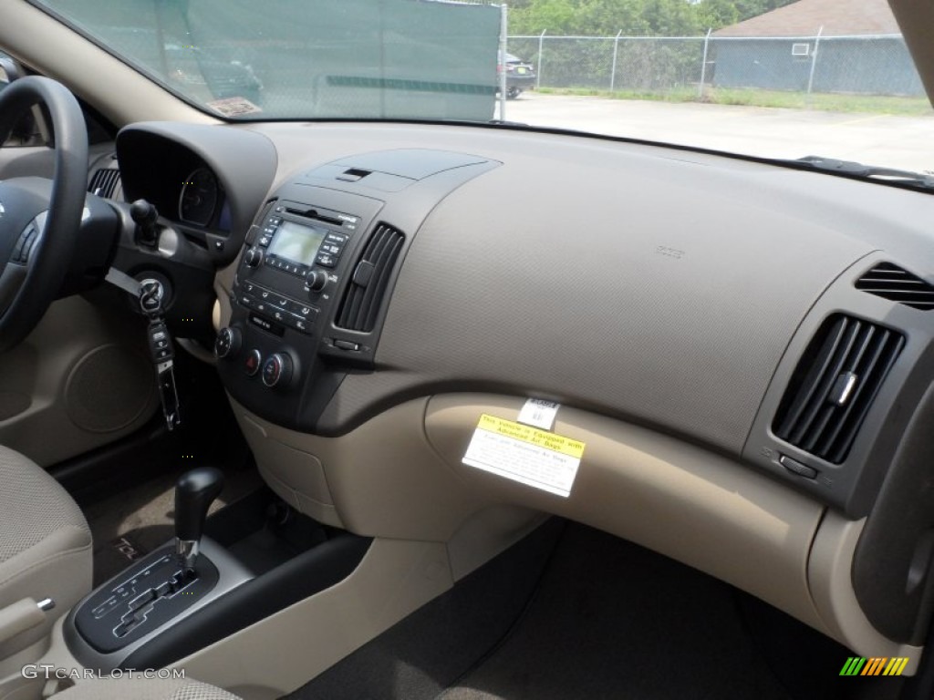 2012 Hyundai Elantra GLS Touring Beige Dashboard Photo #65963234