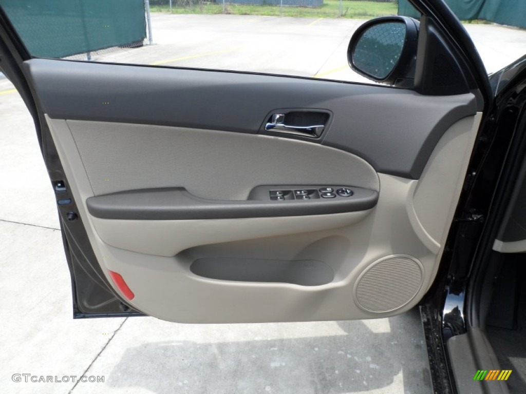 2012 Hyundai Elantra GLS Touring Beige Door Panel Photo #65963270