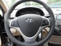 Beige 2012 Hyundai Elantra GLS Touring Steering Wheel
