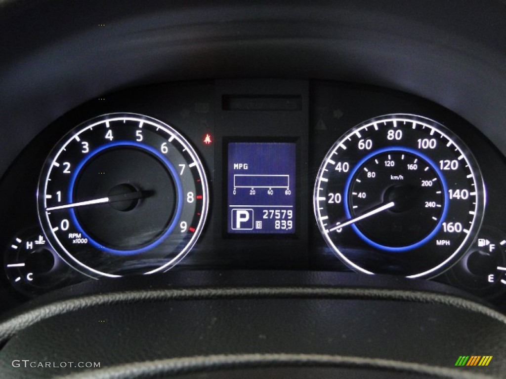 2011 Infiniti G 37 Journey Sedan Gauges Photo #65963348