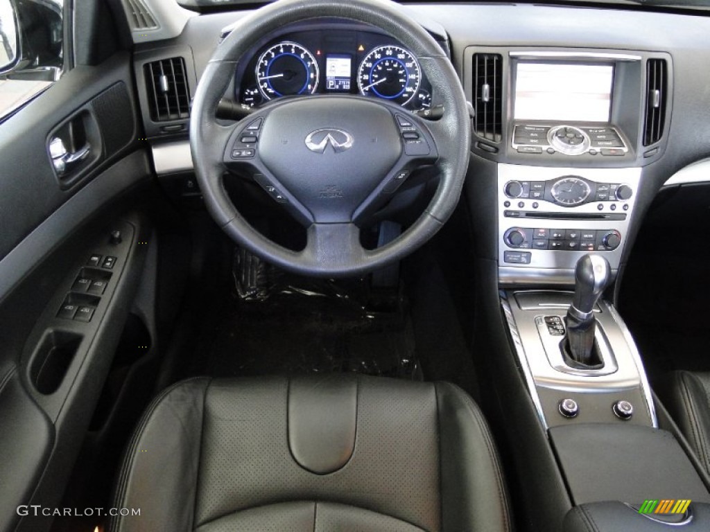 2011 Infiniti G 37 Journey Sedan Graphite Dashboard Photo #65963366