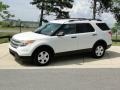 2012 White Suede Ford Explorer FWD  photo #9